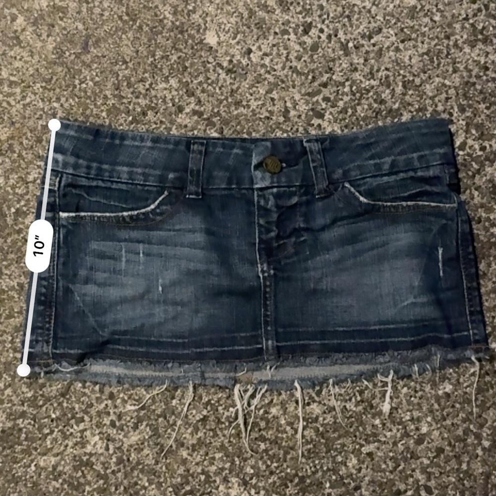 ambercrombie & fitch Dark Blue Denim Skirt